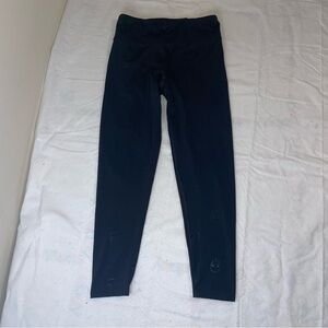 Nanette Lepore Black Skull Patterned L Back Waist Pocket Leggings Gothic Emo